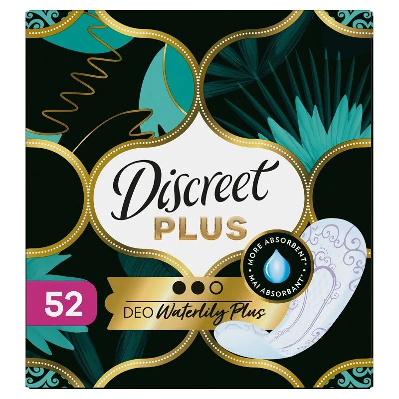 Discreet Waterlilly dnevni ulošci, 52 komada