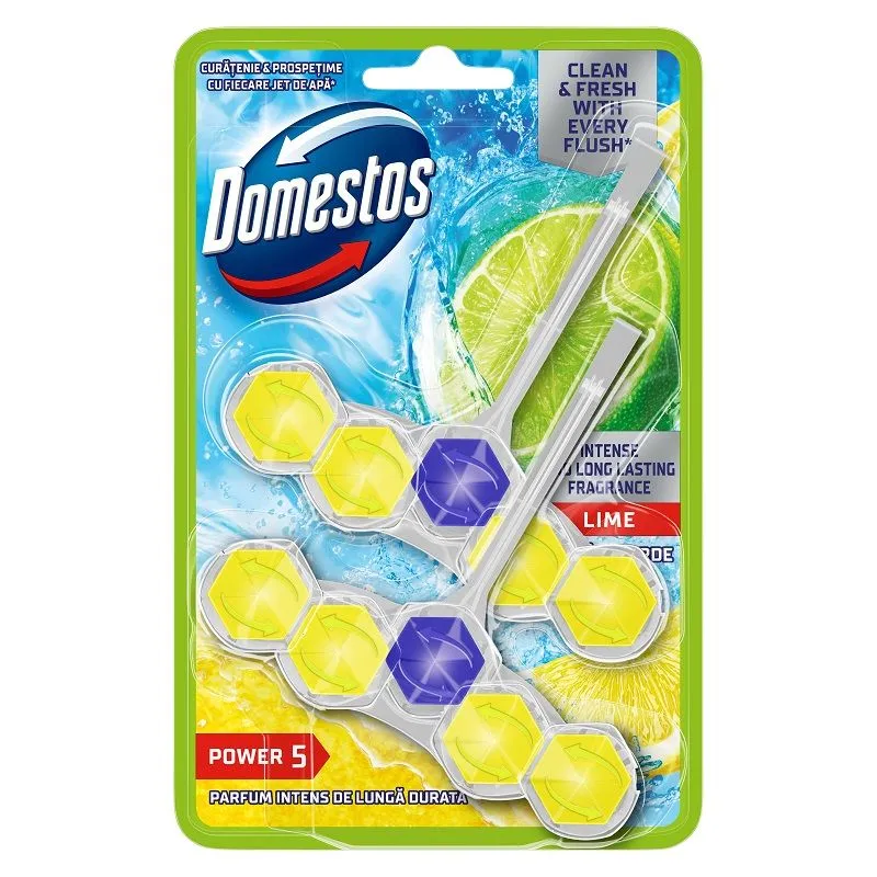 Domestos Power 5 Lime WC osveživač 2x50gr
