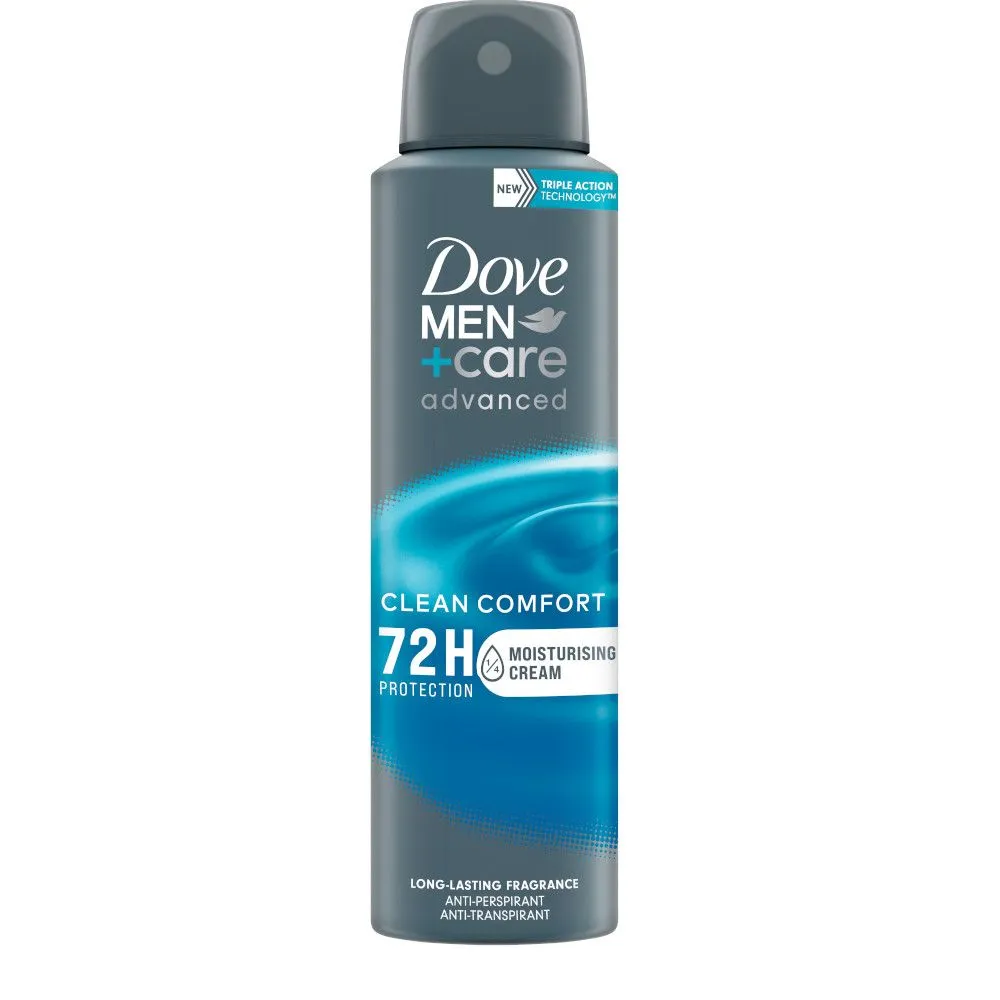 Dove Clean Comfort Men AC Dezodorans u spreju 150 ml
