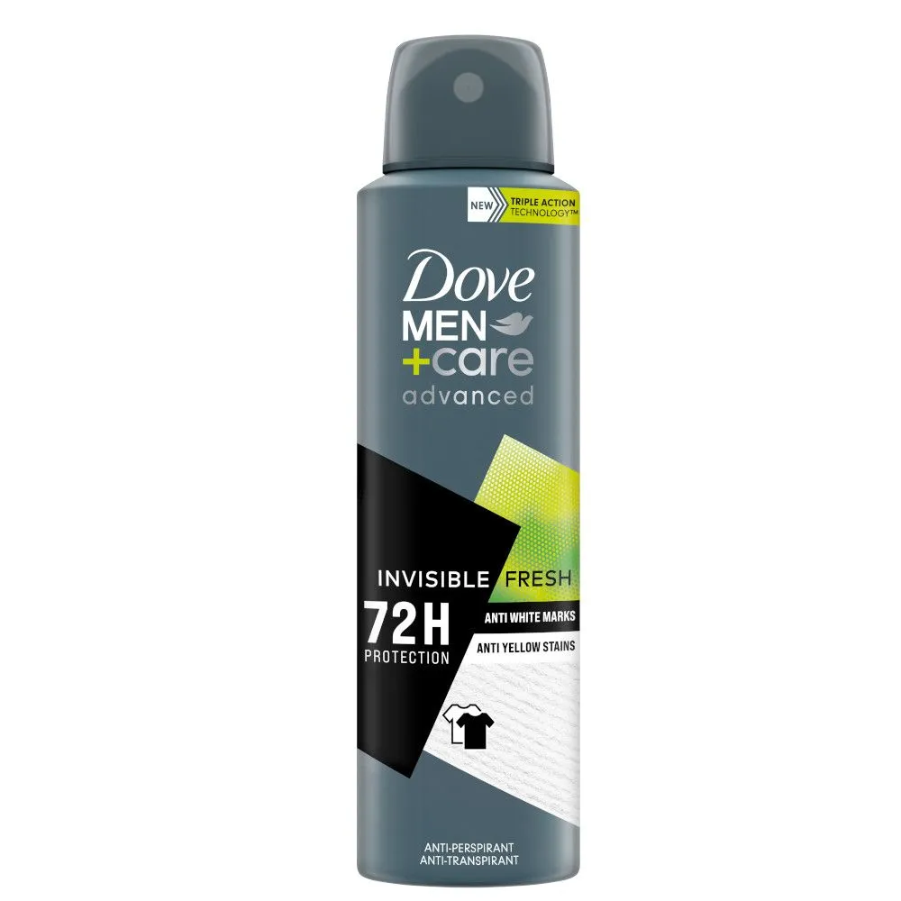 Dove Invisible fresh Men Advance care dezodorans u spreju 150 ml