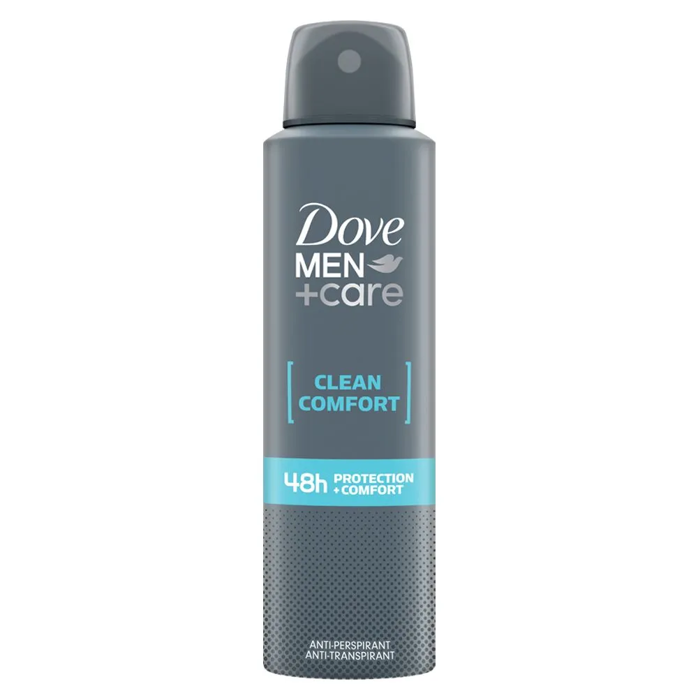 Dove Men+Care  Clean Comfort deozorans antiperspirant u spreju 150ml