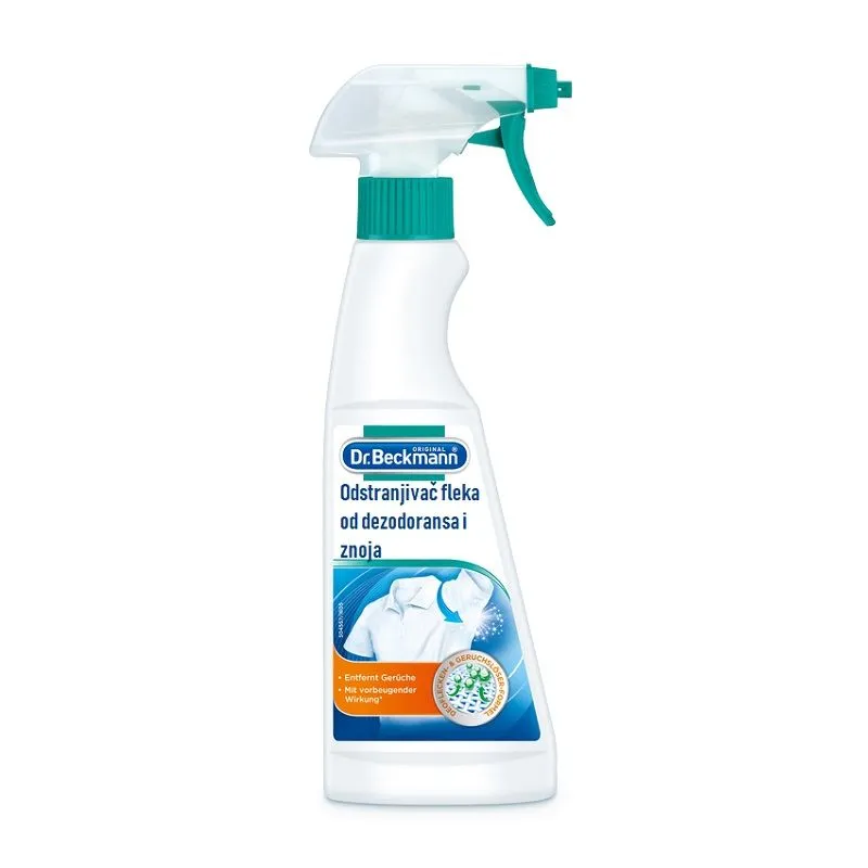 Dr Beckmann sprej odstranjivač fleka od dezodoransa i znoja 250ml
