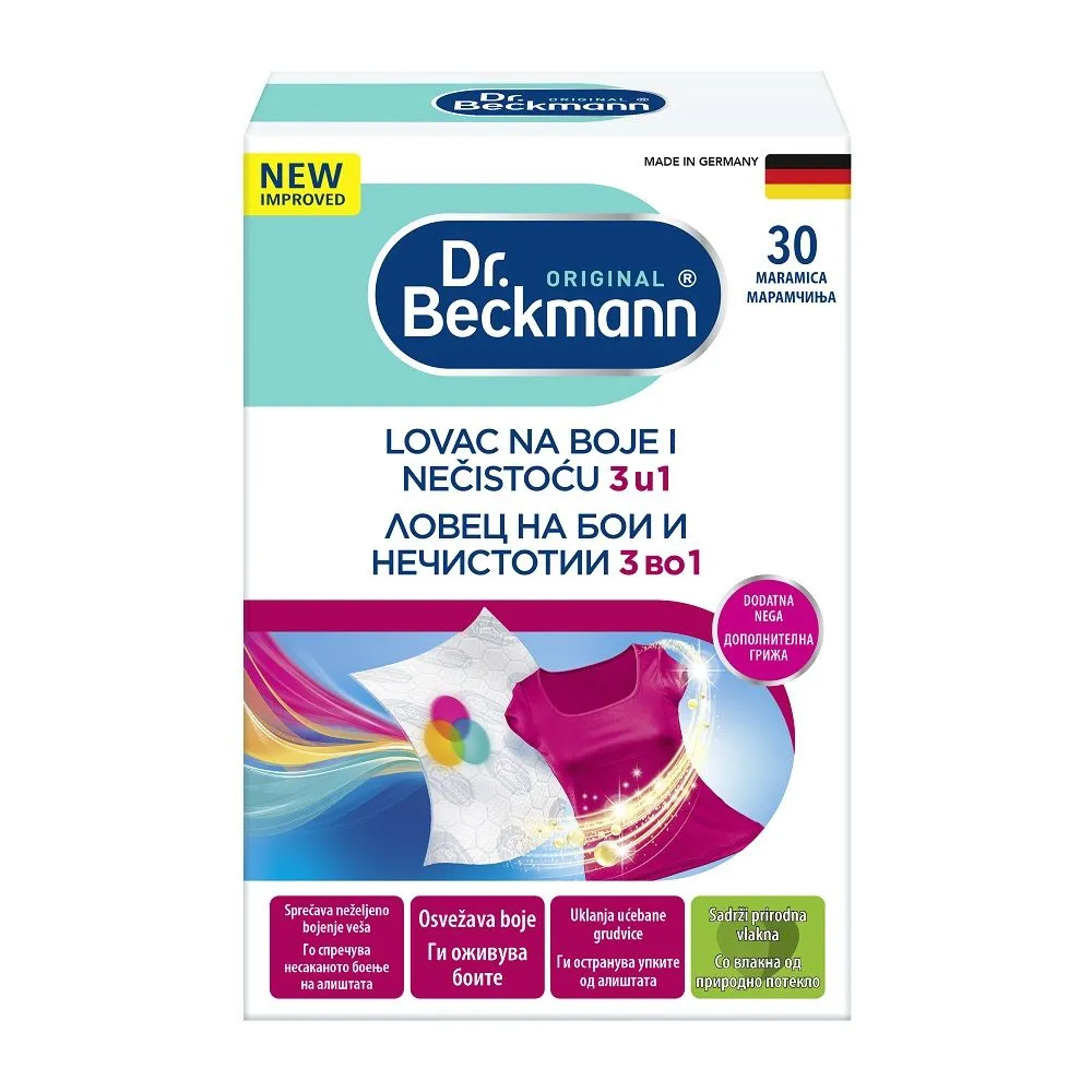 Dr.Beckmann lovac na boje i nečistoću, 30 maramica
