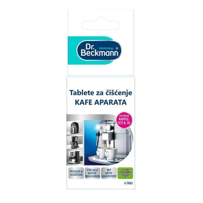 Dr.Beckmann tablete za čišćenje kafe aparata 6/1