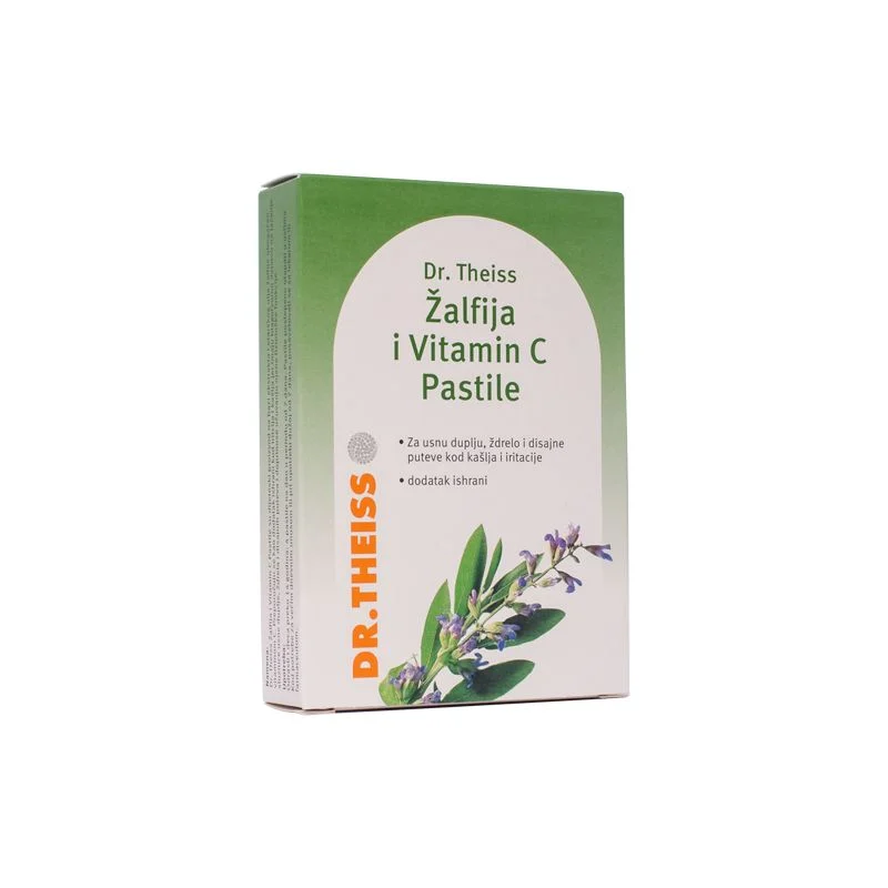 Dr.Theiss žalfija i vitamin C pastile 24 komada
