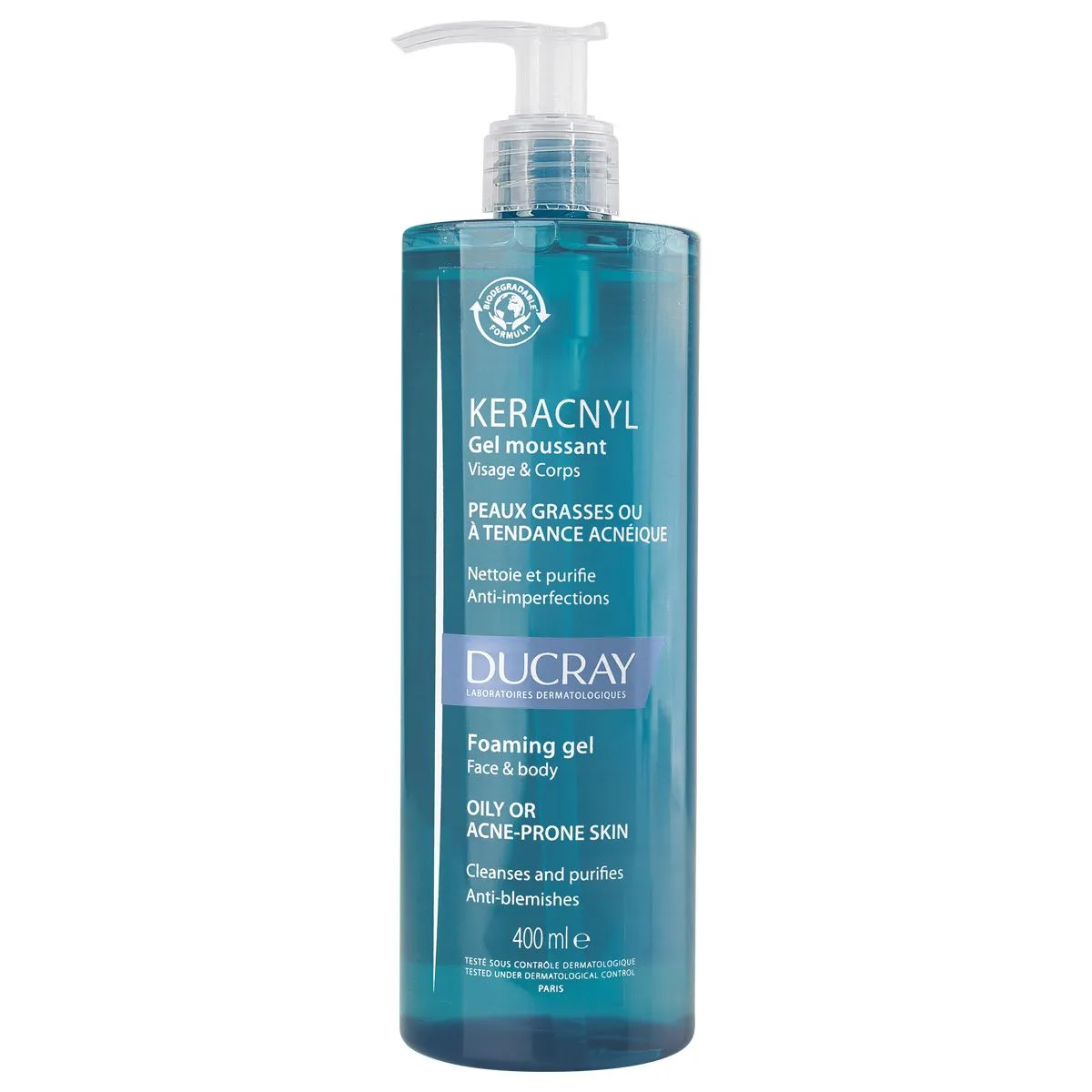 Ducray Keracnyl  penušavi gel 400ml