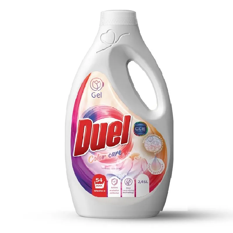 Duel gel tečni deterdžent za ručno i mašinsko pranje veša Color care 2450ml