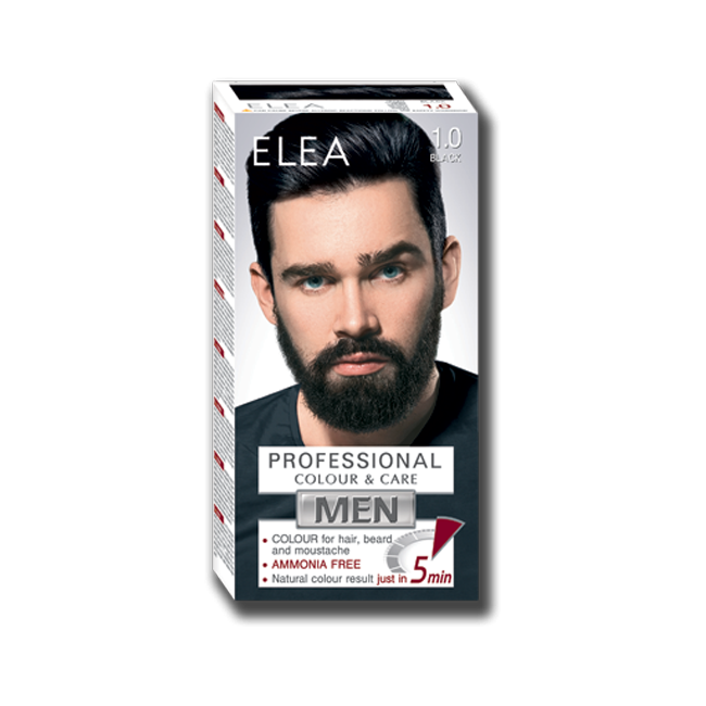 Elea Professional Coulor&Care black farba za muškarce