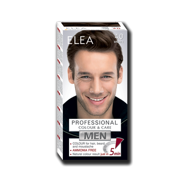 Elea Professional Coulor&Care brown farba za muškarce