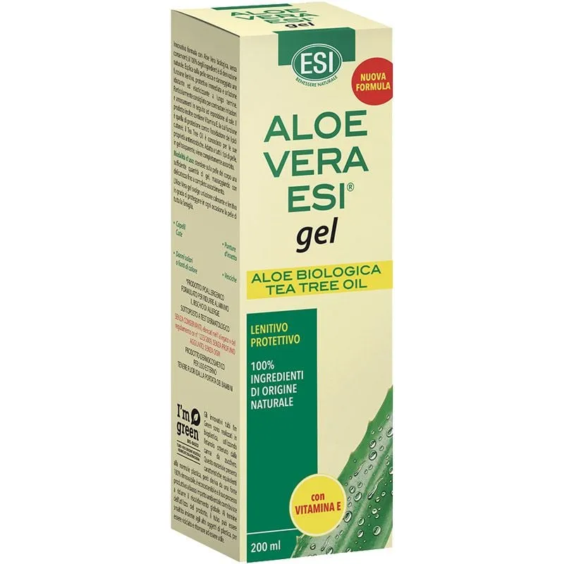 Esi Aloe Vera gel + vitamin E + Tea Tree oil 200ml