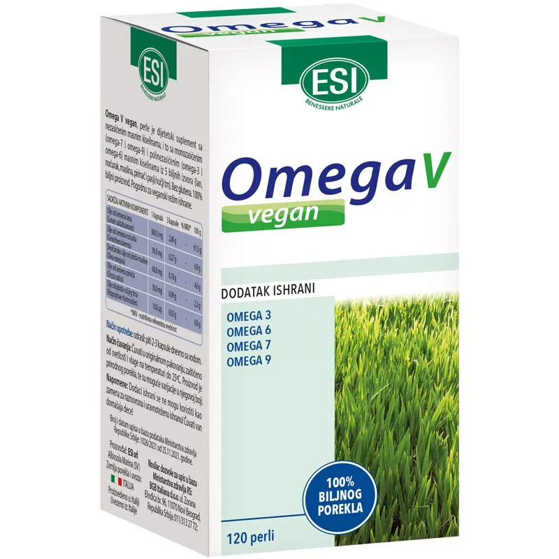 Esi Omegactive vegan (Omega 3, 6, 7 i 9) 120 kapsula
