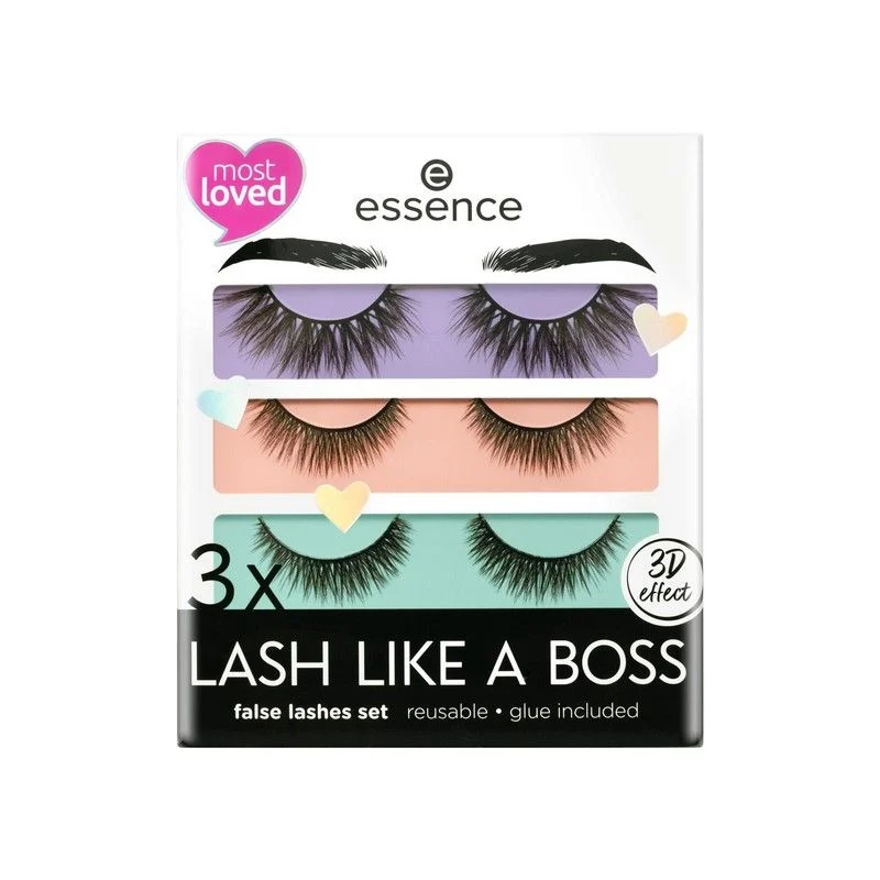 Essence 3x lash like a boss set veštačkih trepavica 01