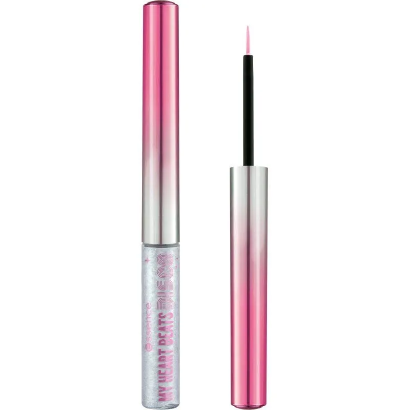 Essence My heart beats disco ajlajner za oči 01 Silver Lights, Disco Nights!