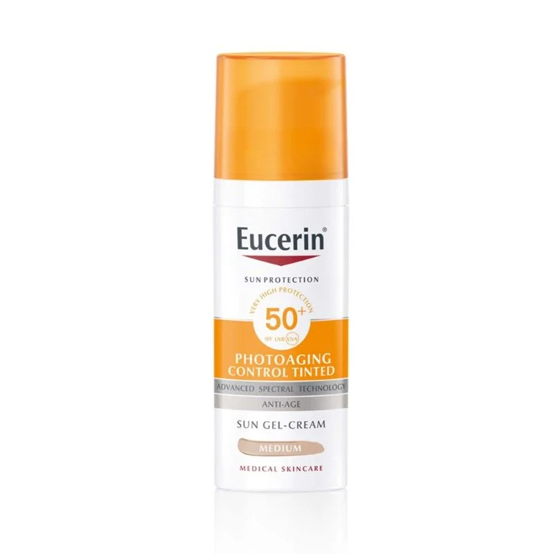 Eucerin Anti-age Tonirana krema za zaštitu od sunca SPF 50+ Tamna