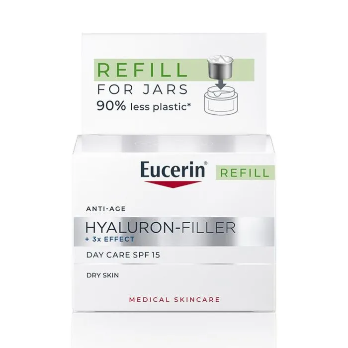 Eucerin Hyaluron-Filler Dnevna krema za suvu kožu SPF15 Refill, 50ml