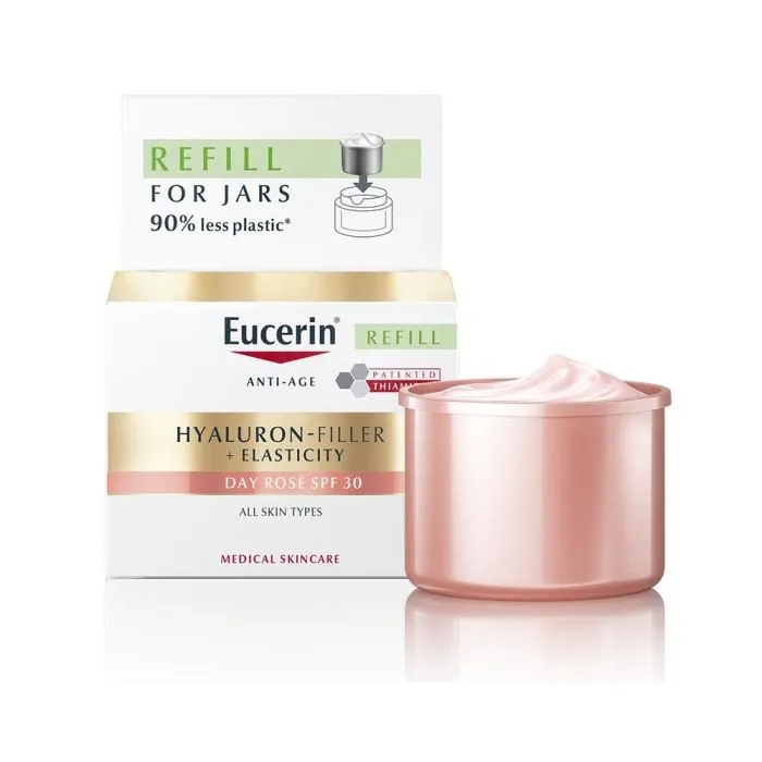 Eucerin Hyaluron-Filler + Elasticity Dnevna krema SPF 30 Rose refill,50ML