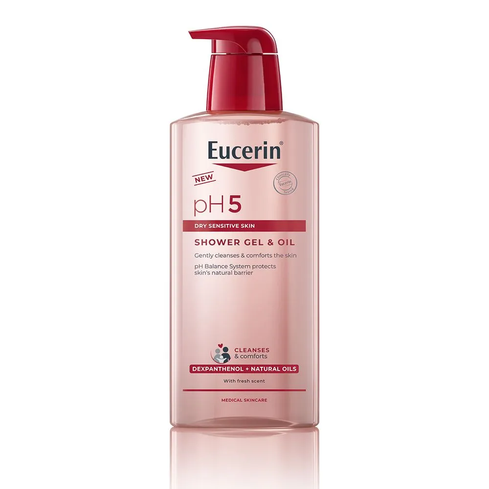Eucerin pH5 gel i ulje za tuširanje, 400ml