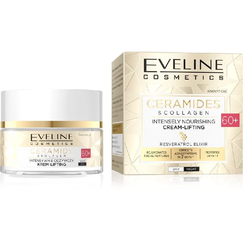Eveline krema za lice na bazi Ceramida i Kolagena 60+, 50ml
