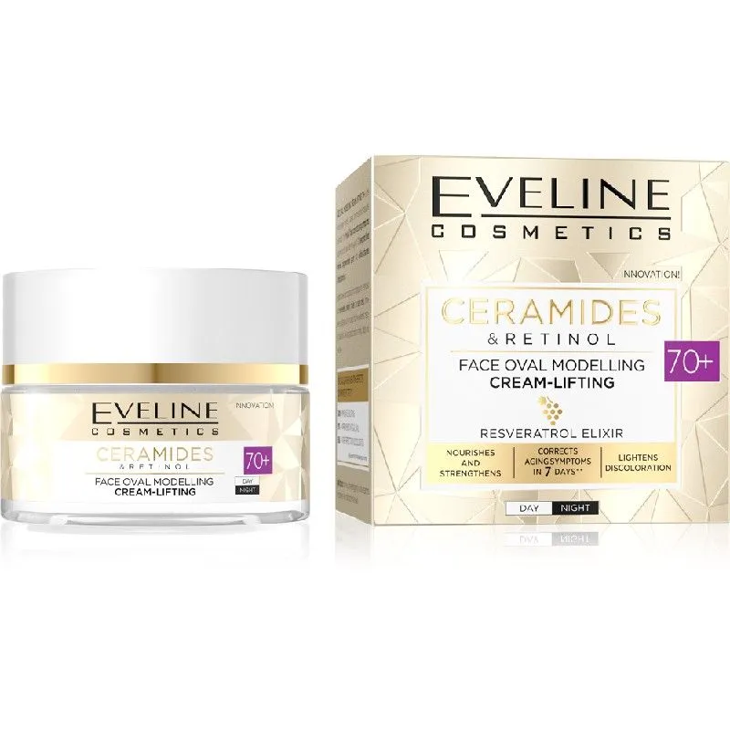 Eveline krema za lice na bazi Ceramida i Retinola 70+, 50ml