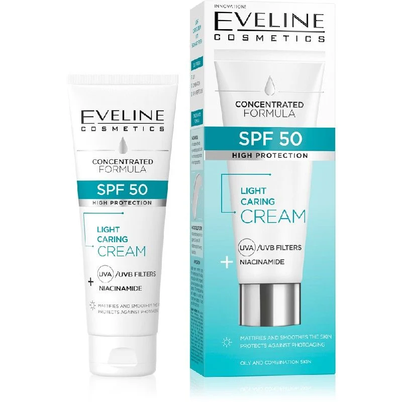 Eveline lagana krema za zaštitu lica sa SPF50 30ml