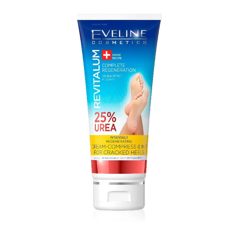 Eveline Revitalum 8in1 krema za ispucale pete 25% Urea 75ml