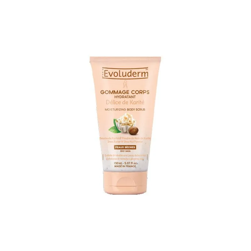 Evoluderm delice de karite moisturiting body piling 150ml