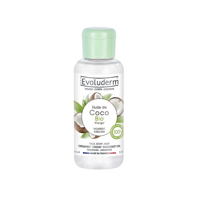 Evoluderm organsko kokos ulje za lice, telo i kosu100ml