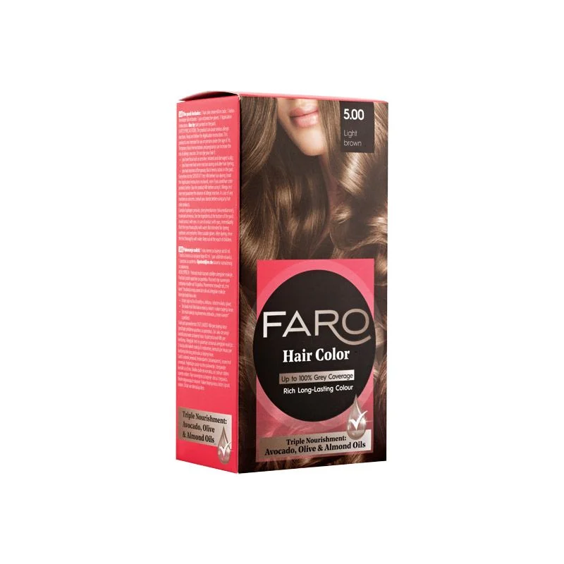 Faro farba za kosu 5.0 svetlo smedja