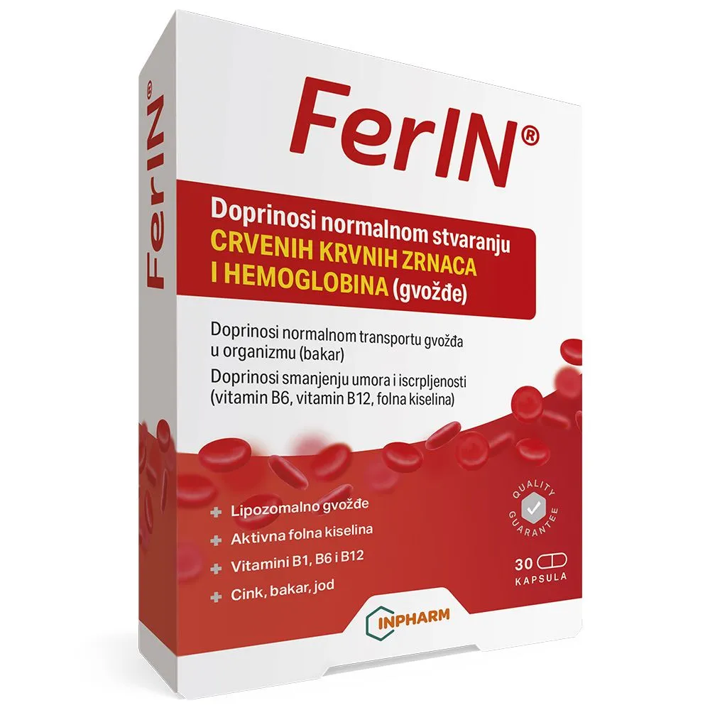 FerIN, za anemiju, 30 kapsula