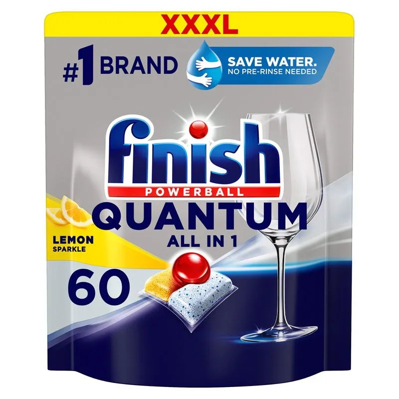 Finish Quantum limun za mašinsko pranje posuđa 60 tableta