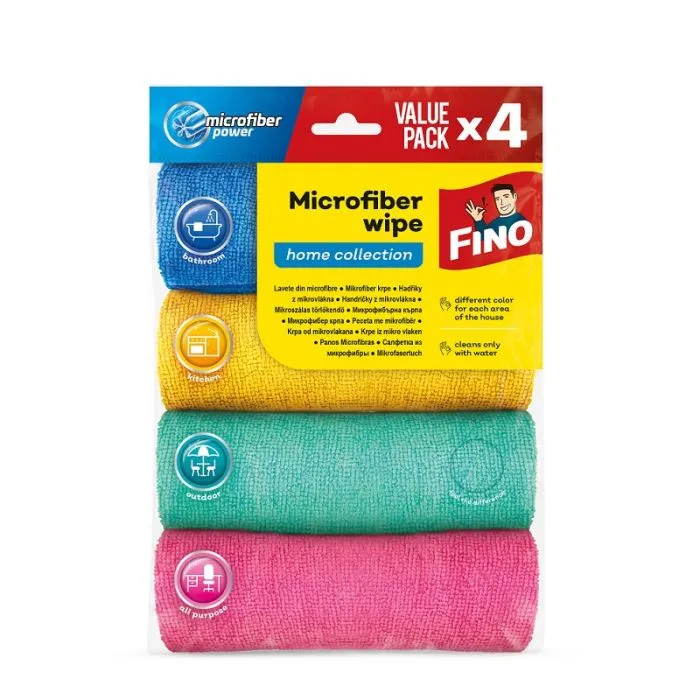 Fino krpe mikrofiber u boji 4 kom