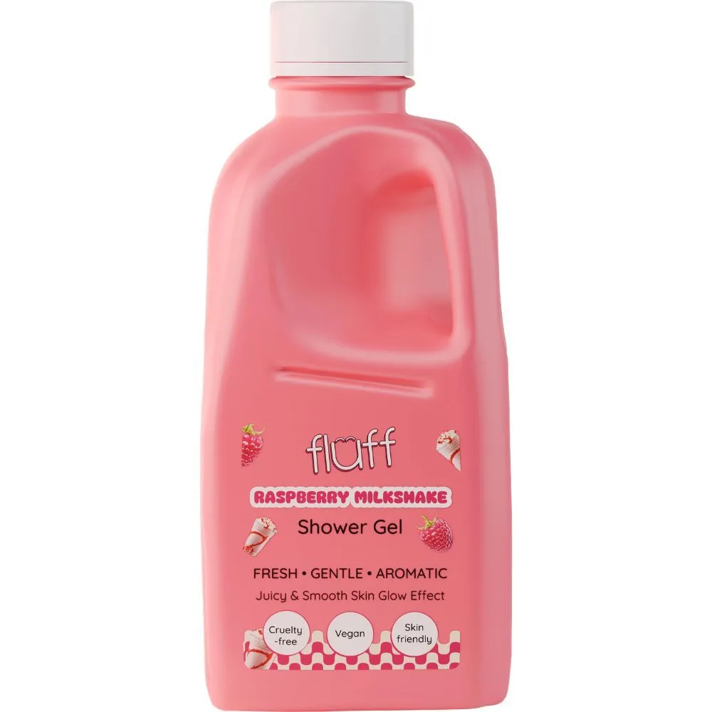 Fluff gel za tuširanje raspberry milkshake 500ml