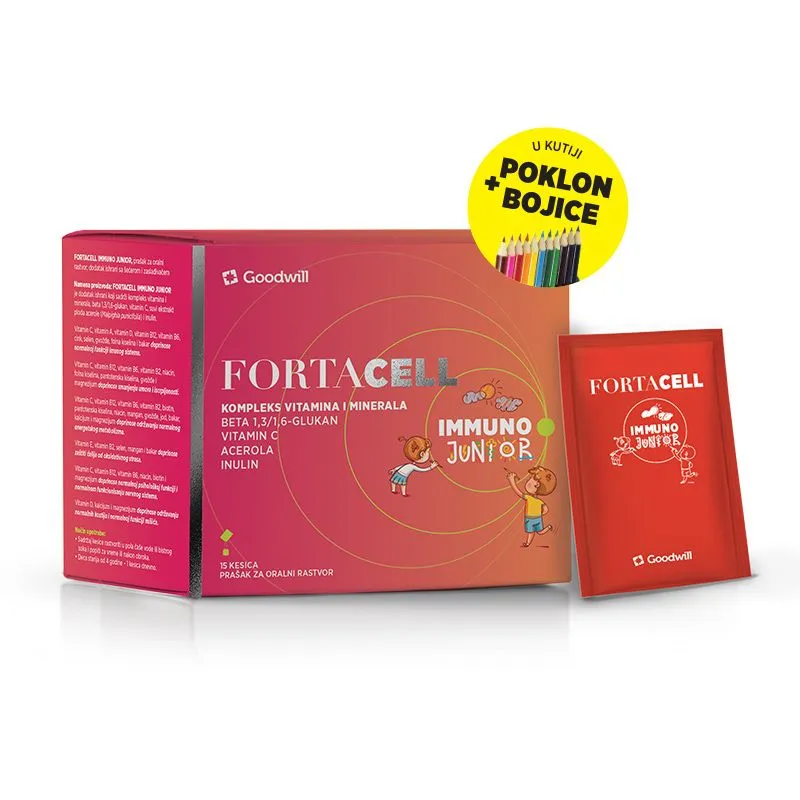 Fortacell immuno junior,prašak 15x15g