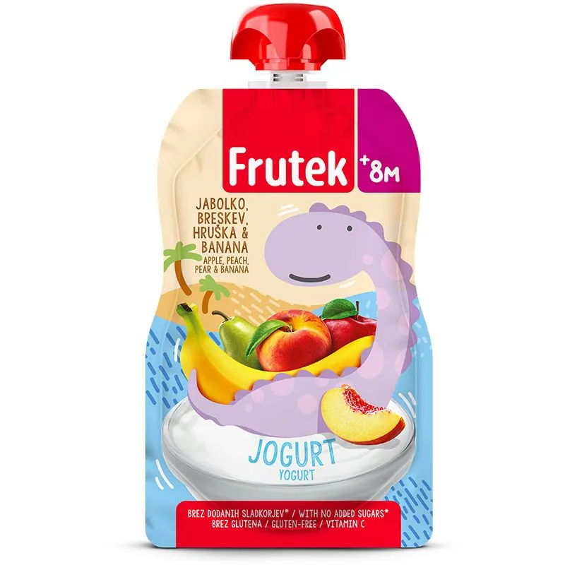 Frutek kaša breskva, jogurt 100g