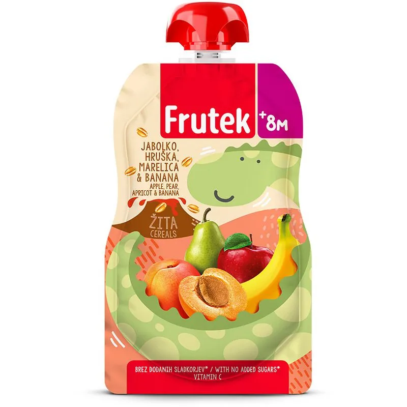 Frutek kaša marelica, 3 žita 100g