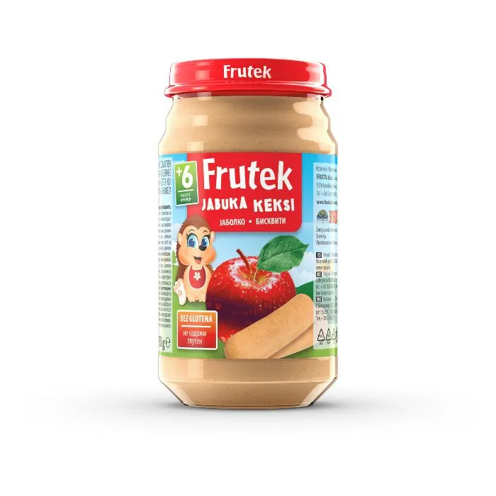 Frutek kašica od jabuke i keksa 190 gr
