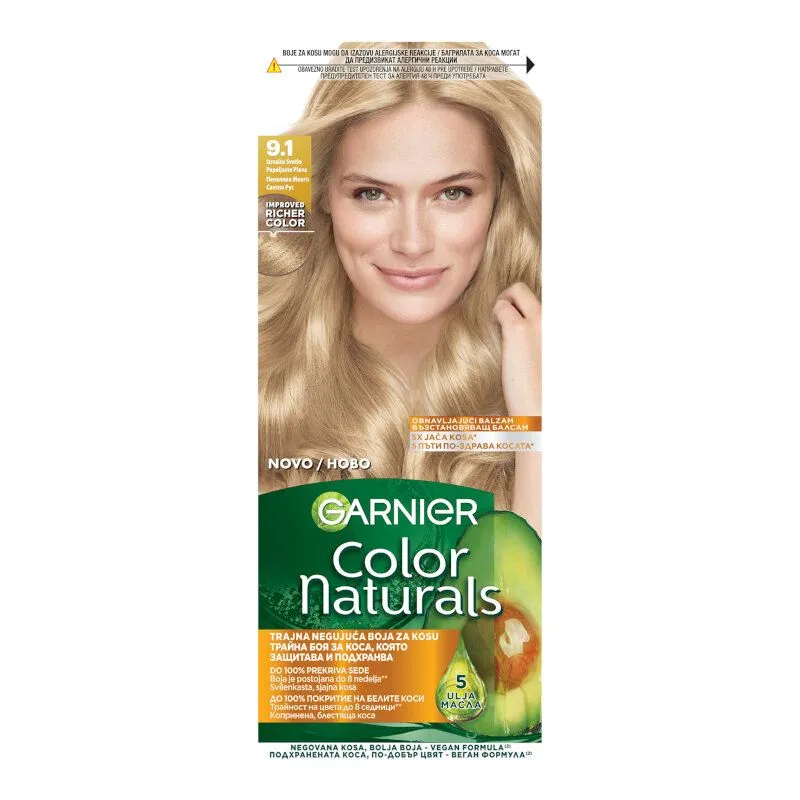 Garnier Color Naturals Boja za kosu 9.1 Izrazito svetlo pepeljasto plava