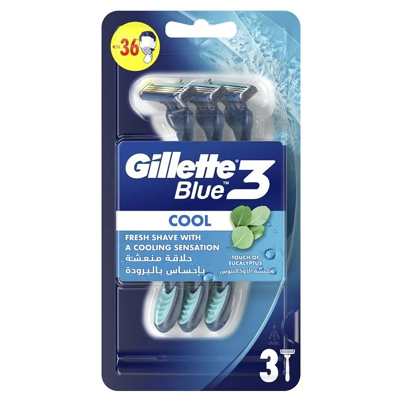 Gillette Blue 3 Cool muški brijač 3 kom