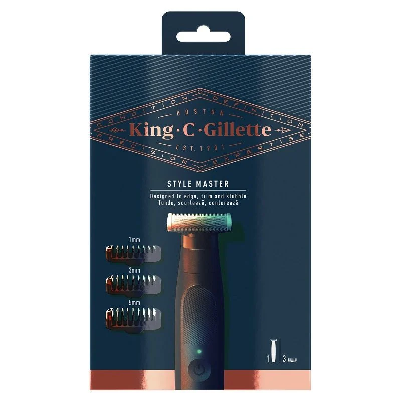 Gillette King C Style Master trimer 1 kom + 3 nastavka
