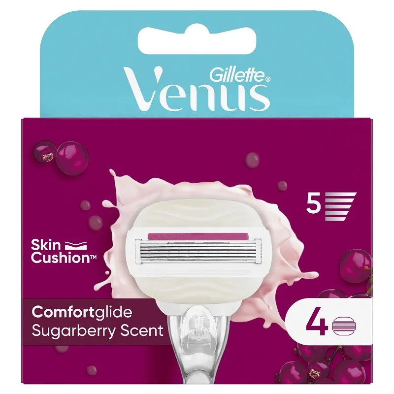Gillette Venus Sugarberry dopune za brijač, 4kom