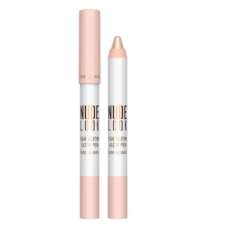 Golden Rose Nude look highlighting glow olovka Nude radiance