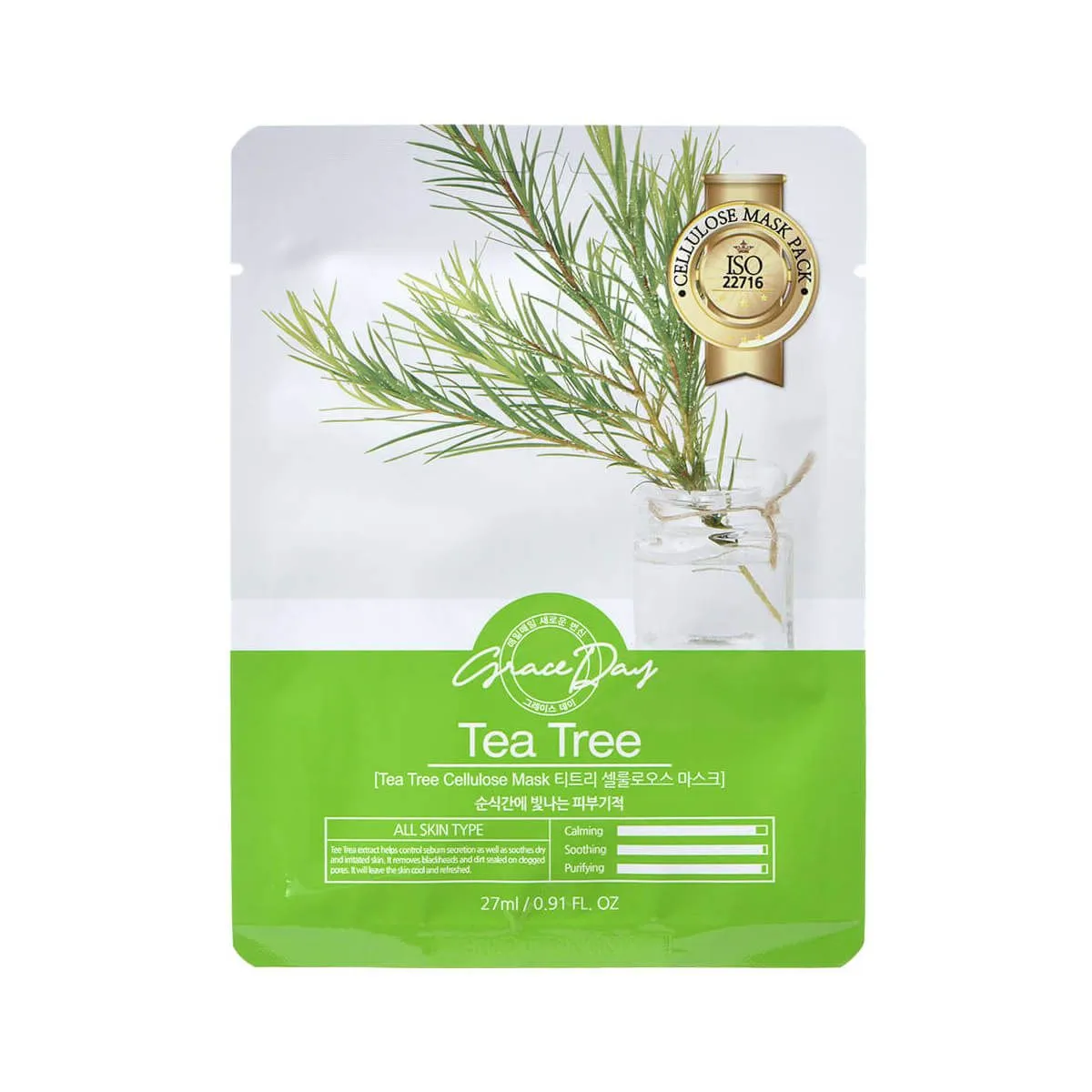 Graceday sheet maska za lice tea tree 27g