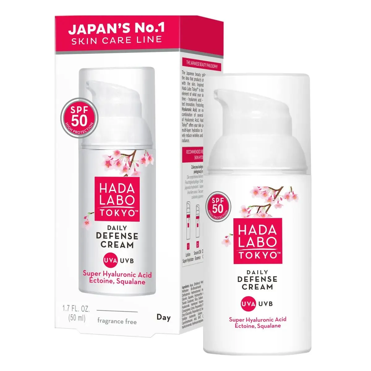 Hada Labo Tokyo White dnevna krema SPF 50, 50 ml 