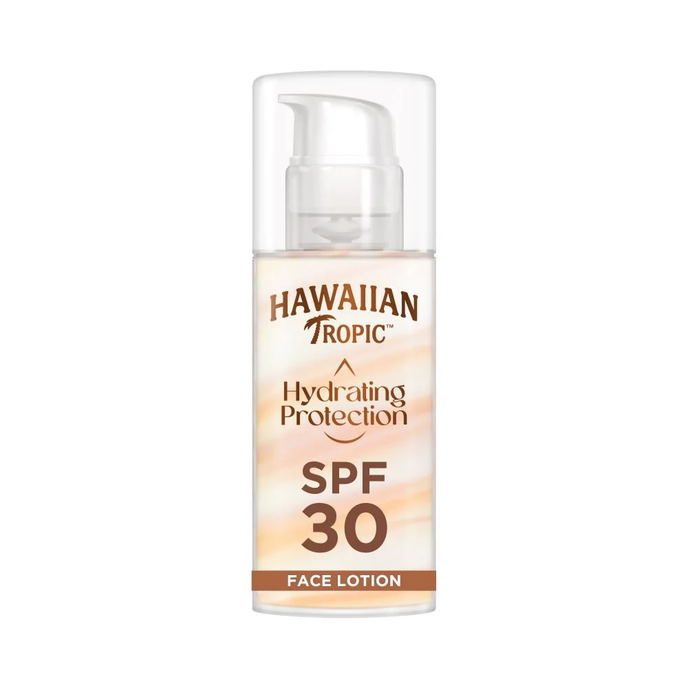 Hawaiian Tropic | Hydrating Protection Face Sunscreen SPF 30 UVA + UVB Protection, 50 ml