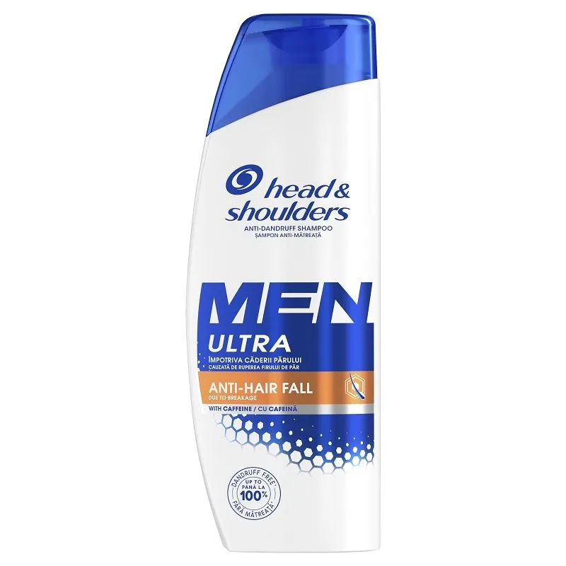 Head & Shoulders Men Ultra Anti Hair Fall, šampon protiv peruti za muškarce, 330 ml