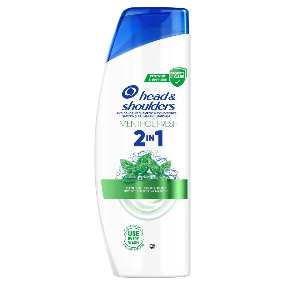 Head & Shoulders Mentol 2u1 šampon za pranje kose 400 ml