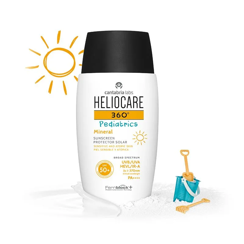 Heliocare 360° Pediactrics Mineral sunscreen sensitive and atopic skin SPF 50+, 50ml