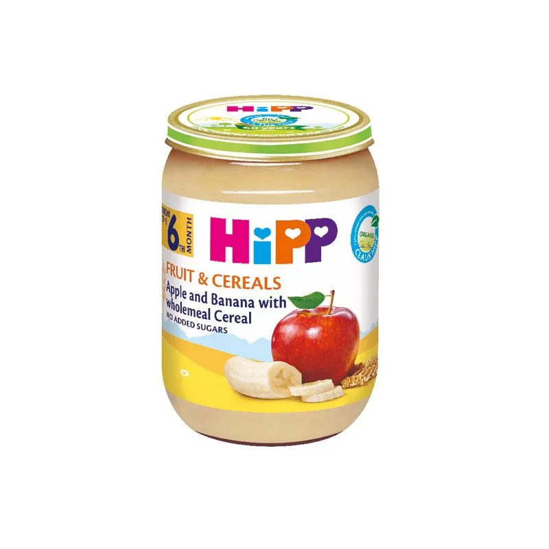 Hipp banana i jabuka sa integralnim žitaricama kašica 190 gr