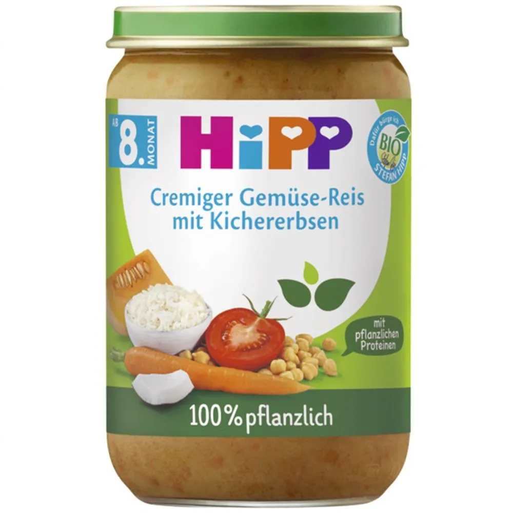 Hipp bio kašica povrće-pirinač sa leblebijama 220g