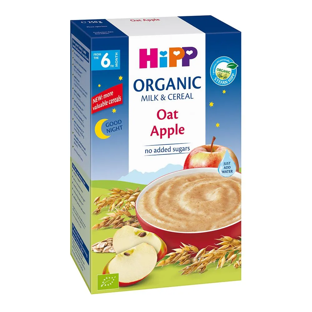 HiPP Instant mlečna kaša za laku noć - ovas jabuka 250g